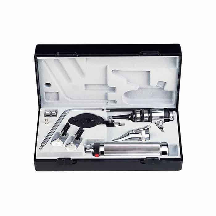 Set de diagnóstico Riester Econom 2050 con otoscopio y oftalmoscopio, disponible en IMBIOMEDEX.